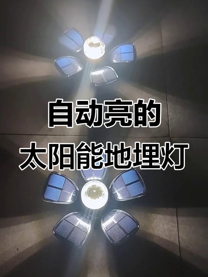 太阳能地埋灯 无需接线，自动亮起，点亮您的美丽庭院